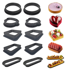 Beysa Delikli Kalp Tart Kalıbı, Exoglass - 1