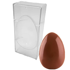 Beysa Easter Egg Chocolate Mold, Flat - Beysa