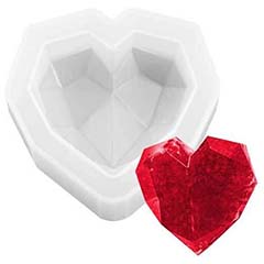 Beysa Elmas Kalp Silikon Kalıp - Beysa