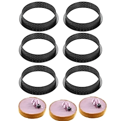 Beysa Exoglass Delikli Tart Kalıbı, Yuvarlak, 6lı - 2