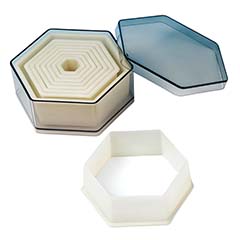 Beysa Exoglass Volovan Kopat Seti, Altıgen, Düz, 10lu - Beysa