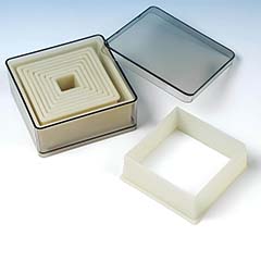 Beysa Exoglass Volovan Kopat Seti, Kare, Düz, 9lu - Beysa