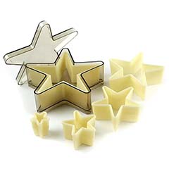 Beysa Exoglass Volovan Kopat Seti, Yıldız, Düz Dar, 5li - Beysa