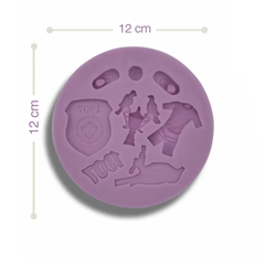 Beysa Fenerbahçe Silikon Şeker Hamuru Kalıbı, 12x12 cm - Beysa