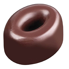 Beysa Fiorani Chocolate Mold, Corrugated, Oval, Pc 52 - Beysa