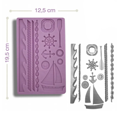 Beysa Gemi Silikon Şeker Hamuru Kalıbı, 19,5x12,5 cm - Beysa