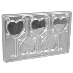Beysa Kalp Çikolata Kalıbı, Çubuklu, Pdr2000L04 - Beysa