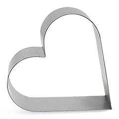 Beysa Kalp Pasta Çemberi, 8x6 cm - Beysa