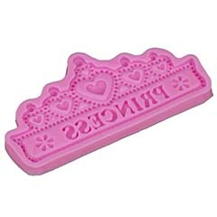 Beysa Kalpli Prenses Tacı Silikon Şeker Hamuru Kalıbı, No 84 - Beysa