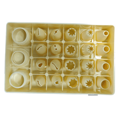 Beysa Krema Duy Takımı Seti, Plastik, Sarı - Beysa