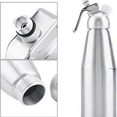 Beysa Krema Sifonu, Alüminyum Gövde, 1 Lt - 3