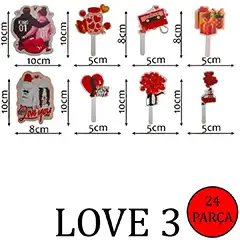 Beysa Love 3 Pasta Süsü, 24 Parça - 2