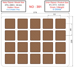 Beysa MFS Çikolata Kalıbı, No: 0391 - 2