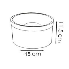 Beysa New York Adisababa Pasta Kalıbı, No 0, 15x11,5 cm - Beysa (1)