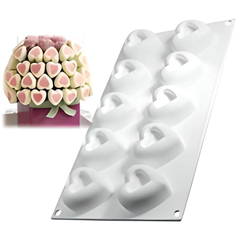 Beysa Oluklu Kalp Silikon Kek Kalıbı, 30x17,5 cm - Beysa