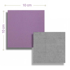 Beysa Örgü Silikon Şeker Hamuru Kalıbı, 10x10 cm - Beysa