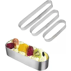 Beysa Oval Dikdörtgen Pasta Çemberi, 12x4 cm - 3