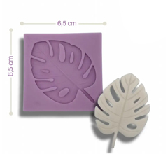 Beysa Palmiye Yaprağı Silikon Şeker Hamuru Kalıbı, 6,5x6,5 cm - Beysa