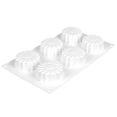 Beysa Papatya Silikon Kek Kalıbı, 6lı - Beysa