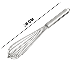 Beysa Paslanmaz Çelik Çırpma Teli Askılı, 26 Cm - Beysa