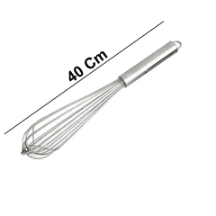 Beysa Paslanmaz Çelik Çırpma Teli Askılı, 40 Cm - Beysa