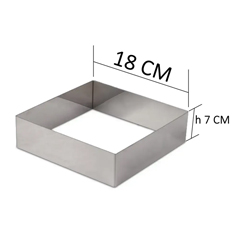 Beysa Pasta Çemberi Kare, 18x18 cm, H7 - Beysa