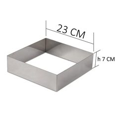 Beysa Pasta Çemberi Kare, 23x23 cm - Beysa