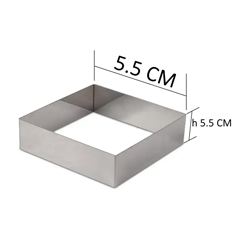 Beysa Pasta Çemberi Kare, 5,5x5,5 cm - Beysa