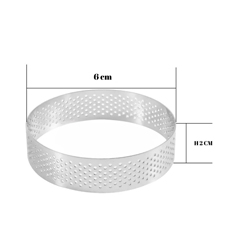 Beysa Pasta Çemberi Pandispanya Delikli 6 Cm H2 - Beysa