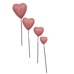 Beysa Pembe Kalp Pasta Süsü, 20li Paket - Beysa