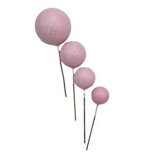 Pasta Süsü Pembe Top 20'li Paket - Beysa