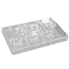 Beysa Polycarbonate Chocolate Mold, Gray, No 04 - Beysa