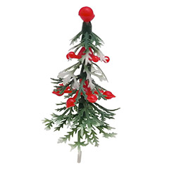 Beysa Renkli Çam Ağacı Yılbaşı Pasta Süsü, 144lü - Beysa