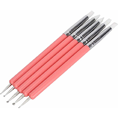 Beysa Şeker Hamuru Modelleme Fırçası, Metal ve Silikon Uçlu - Beysa