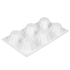 Beysa Silikon Brioche Kalıbı, 6lı, 17x29,5 cm - Beysa