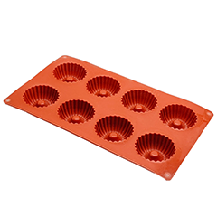 Beysa Silikon Dilimli Kek Kalıbı, 8li - Beysa (1)