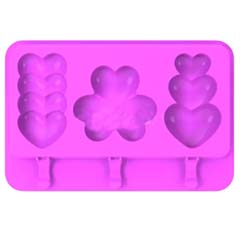 Beysa Silikon Dondurma Kalıbı, Kalp, 3lü - Beysa