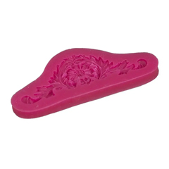 Beysa Silikon Şeker Hamuru ve Çikolata Kalıbı, Pembe Bordür - Beysa