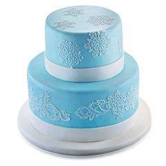 Beysa Snowflakes Silikon Mat, 40x20 cm - Beysa (1)