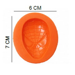 Beysa Spiderman Silikon Şeker Hamuru Kalıbı, 6x7 cm - Beysa