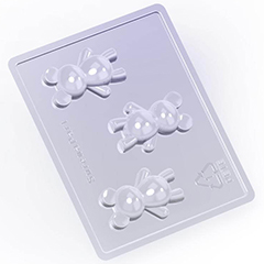 Beysa Surenapart Ayıcık Çikolata Kalıbı, Pvc, 3lü - Beysa