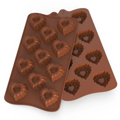 Beysa Surenapart Chs25 Kalp Silikon Çikolata Kalıbı - Beysa