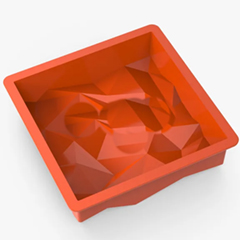 Beysa Surenapart Gm101 Kare Origami Silikon Kalıp - Beysa