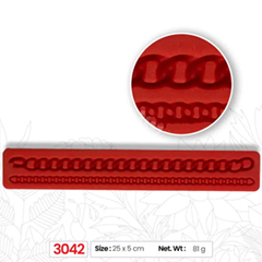 Beysa Surenapart M3042 Zincir Silikon Şeker Hamuru Kalıbı, 25x5 cm - Beysa