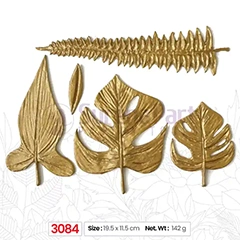 Beysa Surenapart M3084 Yaprak Şeker Hamuru Silikonu, 19,5x11,5 cm - 2