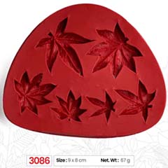 Beysa Surenapart M3086 Yaprak Silikon Şeker Hamuru Kalıbı, 7,5x7 cm - Beysa