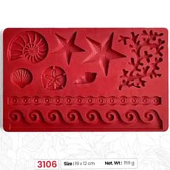 Beysa Surenapart M3106 Silikon Şeker Hamuru Kalıbı, 19x12 cm - Beysa