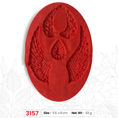 Beysa Surenapart M3157 Şeker Hamuru Silikonu, Melek Kanatları - Beysa