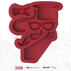 Beysa Surenapart M3218 Silikon Şeker Hamuru Kalıbı, 18x15 cm - Beysa