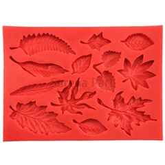Beysa Surenapart M864 12li Yaprak Silikon Şeker Hamuru Kalıbı, 12x15 cm - 2